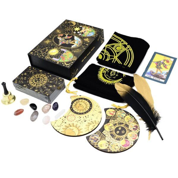 Tarot Kit - Plumas de Oro Negro - Imagen 2