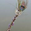 18cm Amethyst Witch Crystal Wand Natural quartz Moon Viking Dragon Feather Magic Wand Ceremony Props Fairy Energy Gift Wicca - Imagen 6