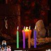 1SET Magic Witch Tool Kit Dried Flower Witchcraft Supplies Great Gifts Vanilla Candle Set For Spells Rituals Witchcraft Practice - Imagen 4