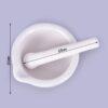 60mm Chinese Style Ceramics Spice Mill Handheld Seasoning Grinder Set Kitchen Mortar And Pestle Tools Set - Imagen 6