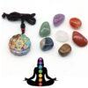 Natural Crystal Chakras Kit Amethyst Stone Healing Meditation Reiki 7 Chakra Yoga Stone Set Collection Gifts Necklace Spiritual - Imagen 5
