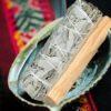 Natural White Sage Grass Bundle Smudge Stick Pure Leaf Smoky Indoor Purification Grass Incense Home Office Cleansing Bundle - Imagen 3