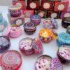 Scented Candles Jar Vintage Flower Candle Jars Soy Wax Fragrance Candle Wedding Birthday Gift Home Festival Eid al-Ad Decoration - Imagen 5