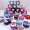 Scented Candles Jar Vintage Flower Candle Jars Soy Wax Fragrance Candle Wedding Birthday Gift Home Festival Eid al-Ad Decoration - Imagen 6