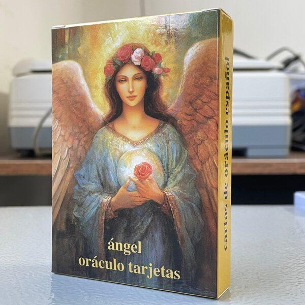 Spanish Version Oracle Deck Angels Tips Learning Sturdy Tarot Cards Runes Divination Fortune Telling - Imagen 2